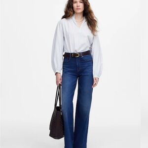 Madewell Dark Blue Flare Jeans